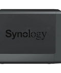 Kickstart Your Epic Data Station With This Reliable 4 Bay Diskless Nas Packing Dual Gbe Ports black network storage box side view
