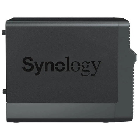 Kickstart Your Epic Data Station With This Reliable 4 Bay Diskless Nas Packing Dual Gbe Ports black network storage box side view