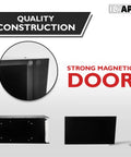 Modern Outdoor Mailbox With Post Mount In Black And White Powder Coated Steel Weatherproof Corrosion Resistant Hinges Magnetic Door