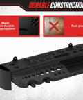 Heavy Duty Wall Mounted Tool Organizer With 61 Hole Screwdriver Holder 4 Hooks And 2 Compartments Utility Shelf Pliers Rack