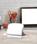 Six Hole Puncher For Loose Leaf Notebooks And Scrapbooks, A4 A5 B5 Compatible Handheld Circle Paper Puncher on desk