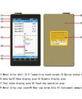 OHSP350F 380 To 780 nm Spectrometer Flicker Meter Light Spectrum Analyzer With Pro Grade 5 Inch LCD Readout And Auto Zeroing Output In CSV JPG PDF And OHS Formats Integrates 50 Microseconds To 10 Seconds Lightweight, front and rear metal alloy shell