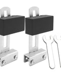 2 Pack Square Sliding Gate Opener Magnets For Magnetic Limit Switches with mounting brackets and wrenches