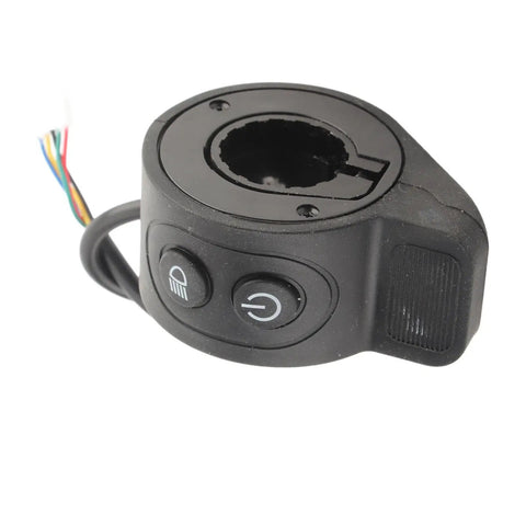 Thumb Throttle Booster For Electric Scooters With Hall Sensor, Smooth Acceleration, Easy Install Replacement Accelerator, Finger Trigger Speed Control With Integrated Switch, Slick ABS Build