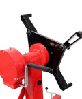 Heavy Duty 1500 Lbs Engine Stand Featuring Smooth Geared 360 Spin Foldable Motor Hoist with precision gearbox and red finish.