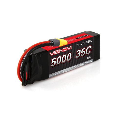 Heavy Duty 5000mAh 11.1V LiPo Battery Pack With 35C Continuous Discharge For RC Cars And Drones Universal UNI Plug