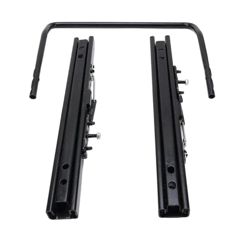 Universal Seat Sliders With Dual Lock Design For Bottom Or Side Mounted Seats, heavy duty steel seat mounting track, top view