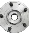 Front view of 5-lug wheel bearing hub assembly for 2011-2018 Ford Explorer and 2013-2018 Police Interceptor Utility, ABS compatible