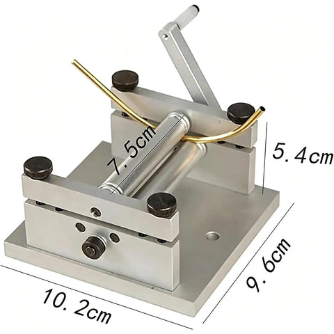 No Sweat Manual Slip Roll Machine With Fast Roller Adjustments For Easy Bending Of Copper Aluminum And Brass Sheet Metal Strips Awesome Addition To Any Garage Workbench