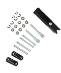 Door Hinge Repair Kit With Pin Bushing Set And Spring Removal Tool For S10 Pickup Doors, Compatible With 1994-2004 S10 Sonoma Jimmy Bravada Models Includes Door Spring Tool For Your Ride, metal parts laid out