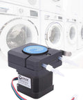 Hella Accurate Micro Peristaltic Pump Featuring Heavy Duty 42 Stepper Motor For Smooth Liquid Dosing Aquarium Transfer And Lab Setup Adjustable Output Up To 140 Ml Per Minute 6 To 24V Dc with blue control panel
