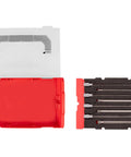 Open red case with 3/8 Inch Drive Torx And Tamper-Resistant Torx Bit Socket Set, 36-Piece With T10 Through T60 Long Sockets