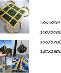 Heavy Duty Canvas Cargo Lifting Net With Reinforced Handles For Crane Pallet Haul And Hoist Work Durable Lifting Pad Built For Construction And Logistics Safety And Stability 120 By 120 Cm in multiple sizes and uses