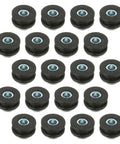 Motorcycle Rubber Grommets Kit For Shock Absorption And Vibration Damping Universal Fit With Anti Vibration Cushion Pads For Fairings And Cowling Durable Alloy Rubber Rings To Help Your Ride Run Smoother On Long Rides, black rubber-metal grommets set