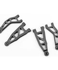 Beefed Up Aluminum Alloy Front And Rear Swing Arms Upgrade For Arrma 1 18 Granite Grom Typhon Grom Black High Strength 6061 T6