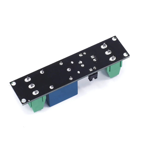Bottom view of a 1 Channel Optocoupler Relay Module 3V/3.3V High Level Driver Isolated Drive Board For Arduino, showing connectors.