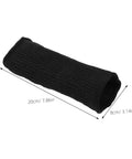 Tough As Nails Protective Arm Sleeves With Serious Cut Resistance For Gardeners Mechanics And Welders, black knit material, 20cm long.