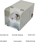 Industrial Heavy Duty Electric Automatic Wire Stripping Machine For 1.2-4mm Cable Twisting And Cutting With Fullmetal Build Fast Stripper Tool side view