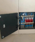 Heavy Duty Square Metal Access Panel 39 X 39 Inch Drywall Inspection Cover with open door revealing plumbing access.