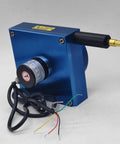 Pro Grade 4000 mm Stroke Draw Wire Linear Displacement Sensor With 12 To 24V DC NPN Output 0.2 mm Per Pulse Resolution