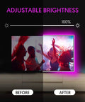 9.8Ft RGB WiFi TV Backlight Strip With Alexa Google Assistant Control Music Sync 16 Million Colors Remote For 46 To 60 Inch TVs