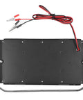 Sanpyl LED Flood Light 50W 12V Outdoor White for Courtyards featuring a black casing and red-black connection wires.