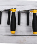 Heavy Duty Adjustable Drywall Lifter And Tile Carrier Set Rock Solid Plasterboard Hoist handles with non-slip grips.