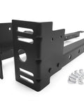 Rock Solid Adjustable Bed Frame Extension Brackets With Bolt On Footboard Attachment Kit For Headboard Only Queen King Full And Twin Beds No Sweat Setup Rugged Build heavy gauge steel brackets with bolts and hardware.