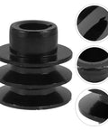 Heavy Duty Double Groove V Belt Pulley For Gas Engine With 20mm Shaft Compatible With Water Pumps And Workshop Tools, close-up view.