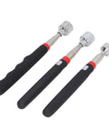 Handy Dandy Telescoping Magnetic Pickup Tool With 10 15 20 Lb Strength Retractable Pen Kit Made For Garage Garage Factory Jobs Featuring Soft Comfortable Grip Handle That Lets You Snag Nails Screws Bolts And More Without Bending Over Or Getting Dirty. 3-piece telescoping magnetic pickup pens with soft black grips