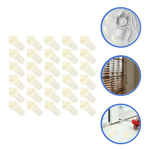 Forty Piece Spring Loaded Shutter Repair Pins Telescope Window Louver Replacement Kit Built Like A Tank Plastic Slider Cleats.