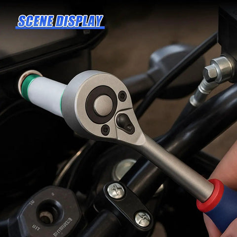 Heavy Duty Half Inch Drive 22mm Lug Nut Impact Socket With Scratch Proof Nylon Sleeve No Sweat Wheel Removal Rust Repellent Finish Bad Boy Tool for use on a ratchet wrench.