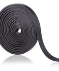 75 Inch Flexible Magnetic Shower Door Seal Strip For Framed And Semi Framed Glass Doors Replacement Magnetic Strip Easy Cut Black Roll