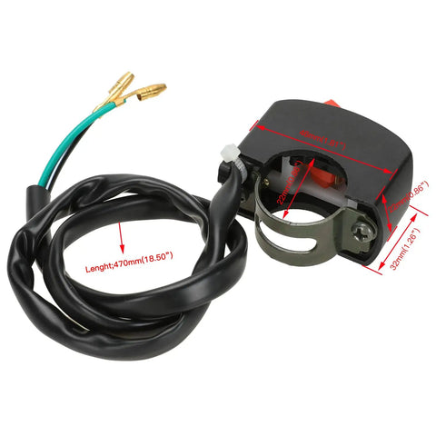 Mini Bike Kill Switch Seven Eighths Inch On Off Dirt Bike Kill Switch For Predator 212cc 196cc 97cc Coleman CT100U CT200U