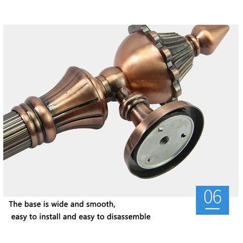 Retro European Style Sliding Door Handle for Wood and Glass Doors, zinc alloy die cast construction, bronze electroplated finish