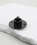 RC Airplane Fuel Tank Plug Cap, CNC Aluminum Alloy Anodized Black Round Oil Filler for methanol and gasoline lines on a stone surface