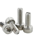 All In One M2 To M6 Machine Screw Set With 304 Stainless Hex Socket Bolts Nuts Washers And Gaskets Metric Thread Hardware Kit Packed With 120Pcs M5 Pack For DIY Projects And Repairs, close-up hex socket bolts