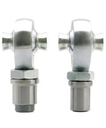 One Piece Heavy Duty Heim Joint Kit Featuring Wicked Tough Rod End Bearing With Self Aligning Spherical Ball Socket shown side view.