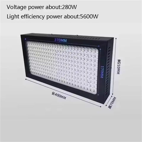 Pro Grade Led UV Cold Light Curing Lamp Boasting Hella Long Service Life For Nailing Resin 3D Projects And Offset Photo Exposures smooth curing panel, dimensions 400x210mm