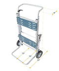 Foldable Table Saw Stand With Wheels For On The Go Mobility And Storage 330 Lbs Load Capacity Portable Universal Fit For Most Saws