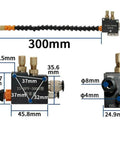 Robust Machine Tool Cooling Sprayer With Adjustable Flow Dial And Pressure Regulator, 300mm long, precise oil mist lubrication system.