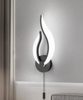 Two In One Install Plug In Wall Sconces Set Of 2 Modern Bedroom Bedside Lamps Industrial Style With On Off Switch Cord 5500K 10W LED Wall Light