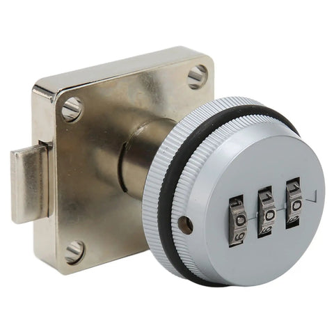 Keyless Combination Cam Lock with Password Security for Drawers Cabinets Lockers, zinc alloy, side view