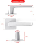 Two Pack Stick On Door Handles 6 Inch Self Adhesive Cabinet Handles Gray With Easy Peel And Stick Installation No Drill