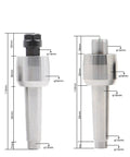 Heavy Duty Single CNC Tailstock Assembly With Movable Base And Four Head Setup For Rotary Fourth Axis Engraving Machines showing detailed dimensions.