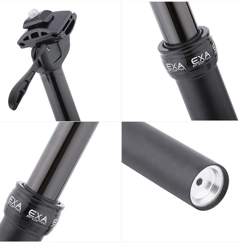Cableless Hydraulic Dropper Seatpost Dope 27.2 Millimeter Diameter 450 Millimeter Length 120 Travel For MTB Ebike And Road Bikes Easy Install Upgrade Today detailed views