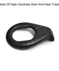 M10 Bicycle Hub Safety Washer Set Front And Rear Wheel Retaining Clip black steel washer with heat-treated finish