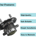 Rear Wheel Bearing and Hub Assembly 512570 Fits Honda Civic 2016 2021 and Insight 2019 2022 OEM Quality Wheel Hub Replacement