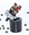 0.3 Module Planetary Gearbox Gear, 5.95mm Diameter, 2.55mm Inner Hole Bore, 18 Teeth High Precision Electronic Starter Speed Reducer