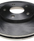 Raybestos 580382R disc brake rotor, silver, medium, front view